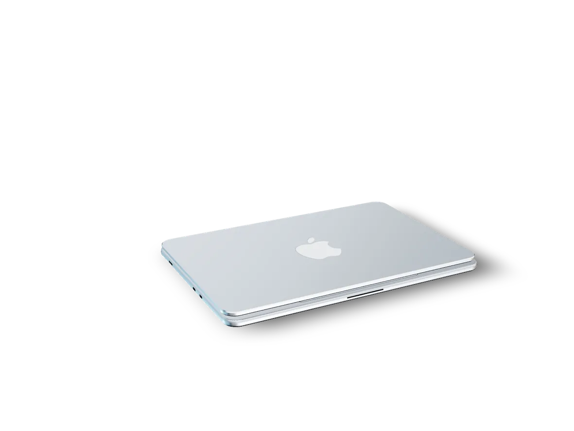 جهاز MacBook موصّل به توكن USB من جانبه عبر محوّل USB-C صغير. على الشاشة تطلب نافذة ETA Signer توقيع ٣ مستندات من invoicing.eta.gov.eg، ثم تظهر أنها وُقّعت.